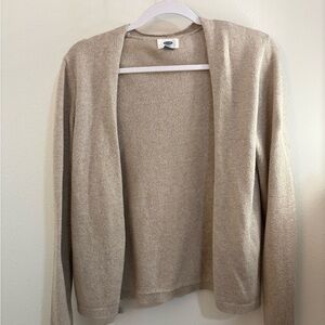 Old Navy Women's Tan Cardigan Sweater